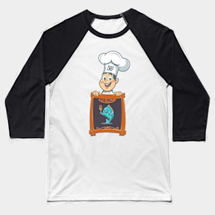 chef holding menu board Baseball T-Shirt